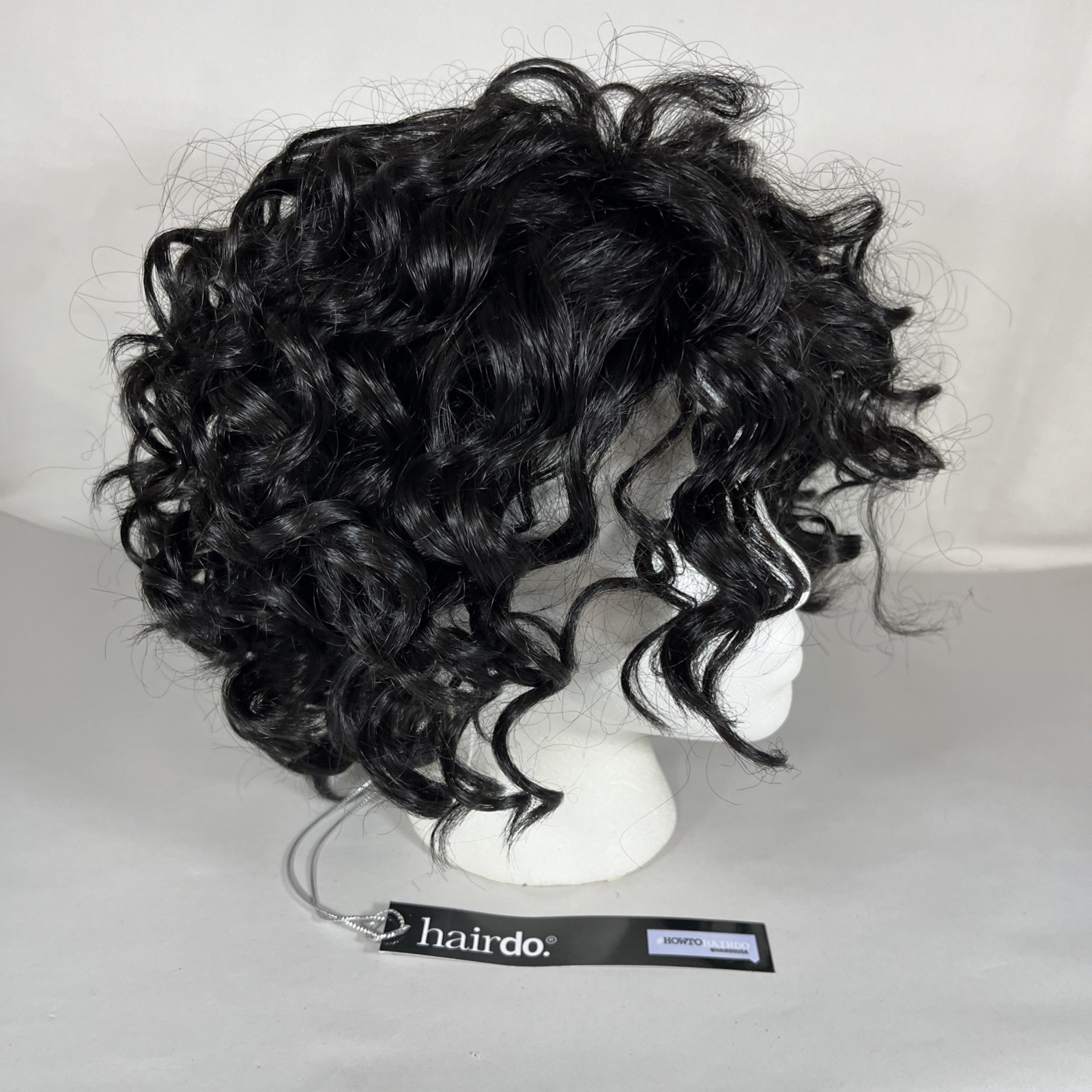 Hairdo Relaxed Coils Mid Length Average Midnight Brown / Dark Brown Wig New