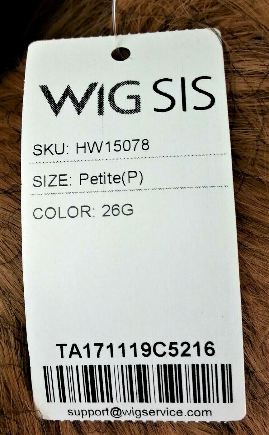 Wig Sis Petite Blonde 26G Synthetic Short Wavy SKU HW15078 Capless NEW
