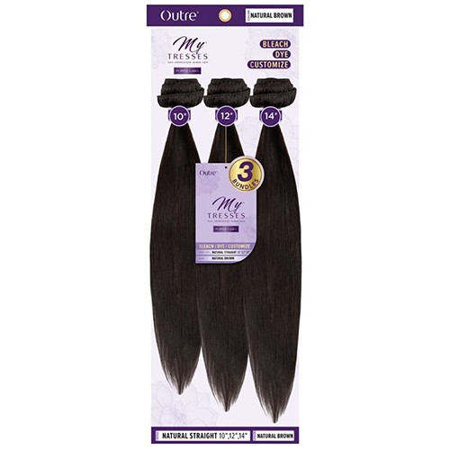 Mytresses Purple Label 100% Human hair Natural Straight