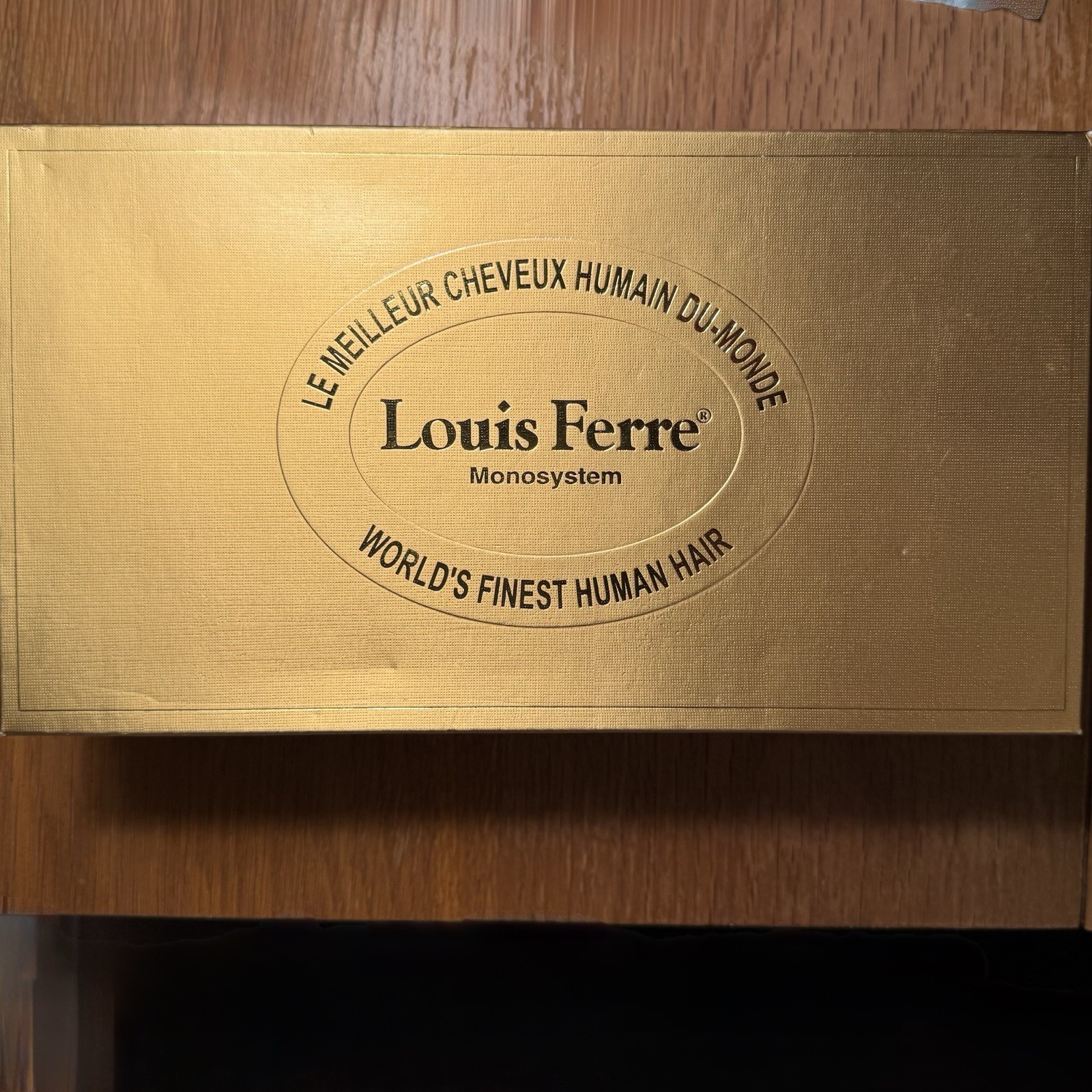 Louis Ferre 100% Human Hair Wig Monofilament Top Mono Long Blonde 18″