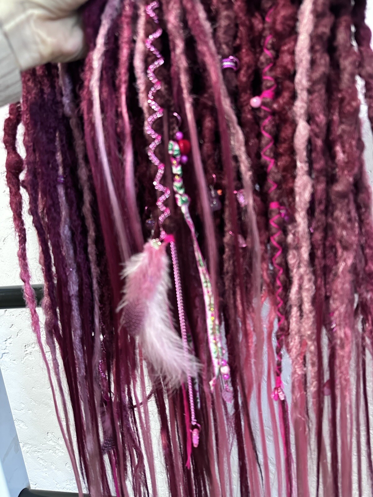 Dreadlocks DE 55 pieces – 110 ends + free elastic band decoration