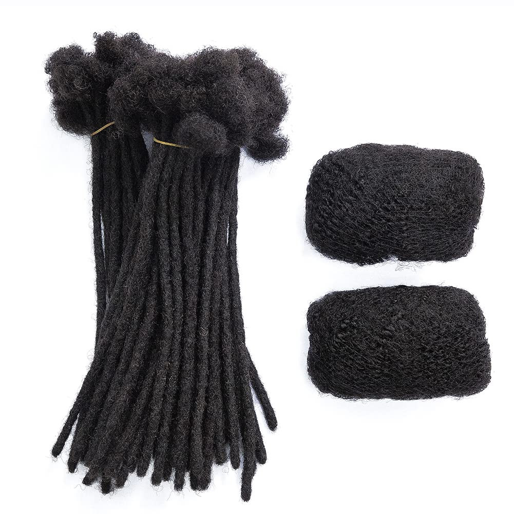 JOJOLOVEU 100% Human Hair Kinky Curly Crochet Hair Afro Bulk For Dreadlock Ex…