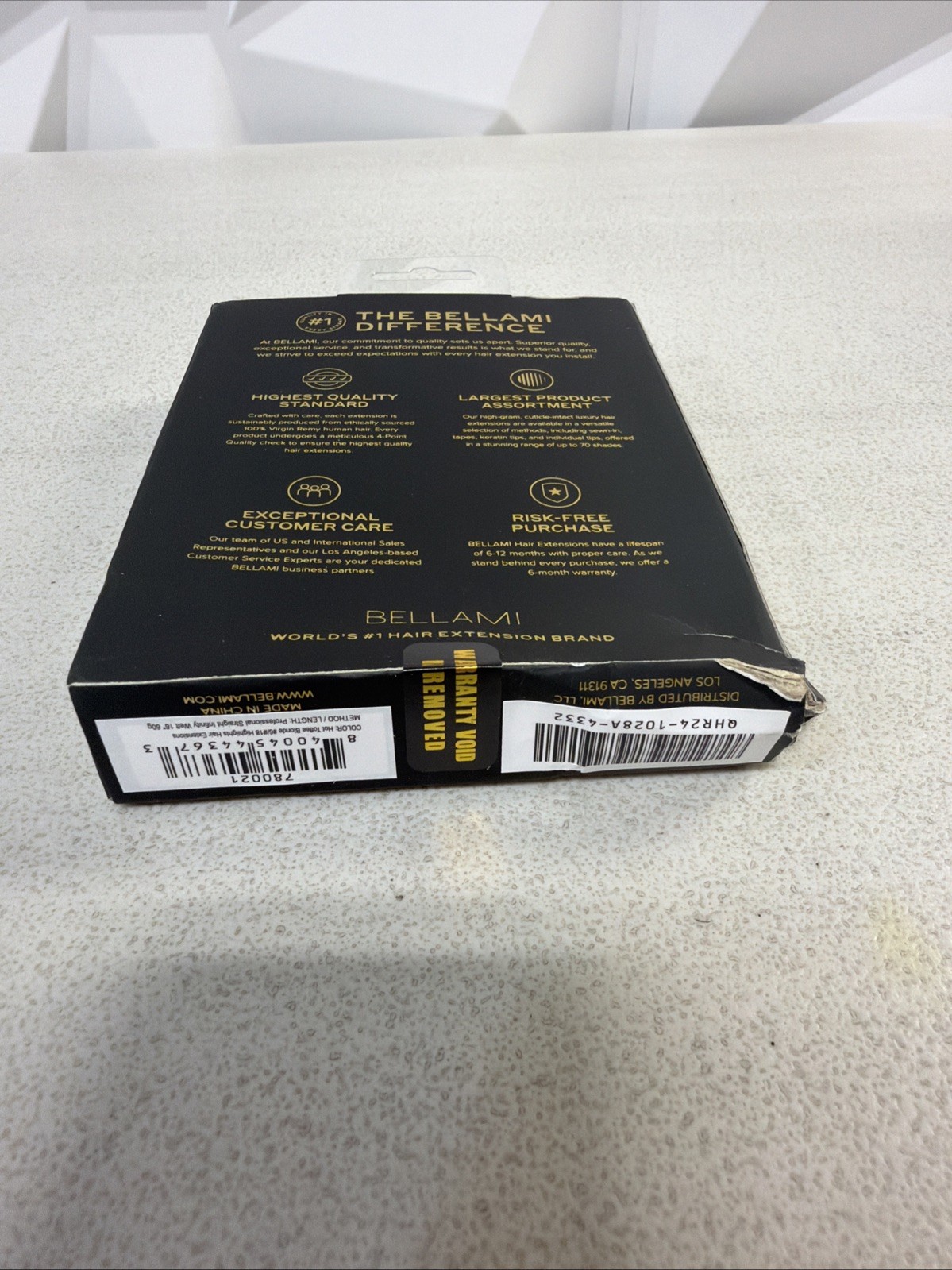 BELLAMI INFINITY WEFT Color HOT TOFFEE BLONDE #6/18 Highlights 16in -60g