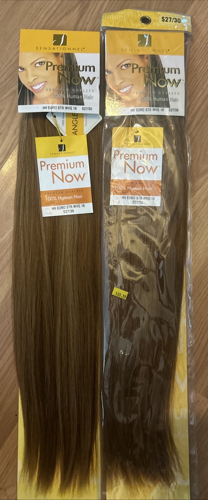 100% Human Hair Extension. 18”inch. Color #27/30. 1 Pack For $50