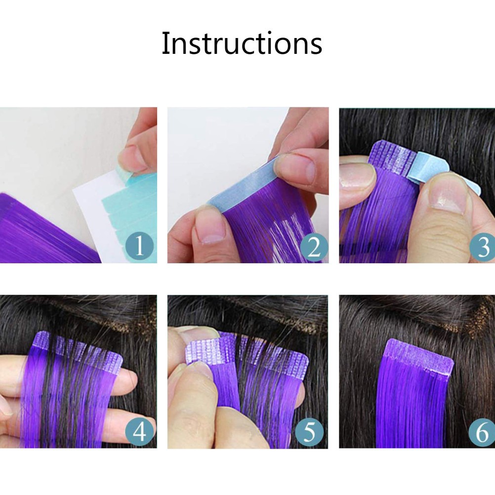 36pcs double sided extension tapes hair replacement tabs tape in hair extensions