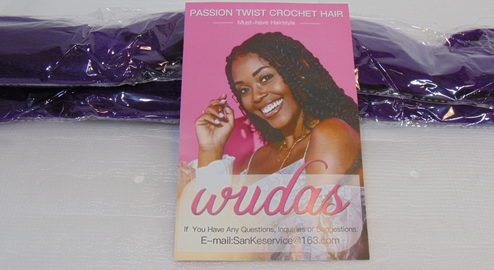 Braid Purple 52” Long Braiding Weaving Styling Twist Crochet Hair 2 Pack Wudas