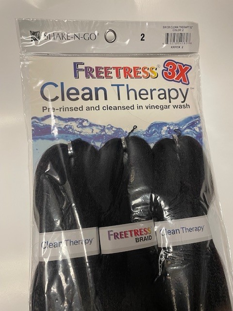 Freetress color 2 52″ Clean Therapy Pre-rinsed and cleansed in vinegar wash