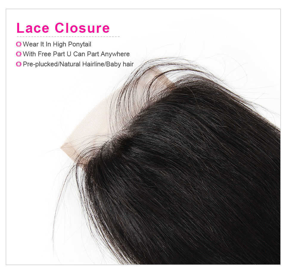 Ombre 4/30 Body Wave Swiss Closure Remy Human Hair 4×4 Free Part