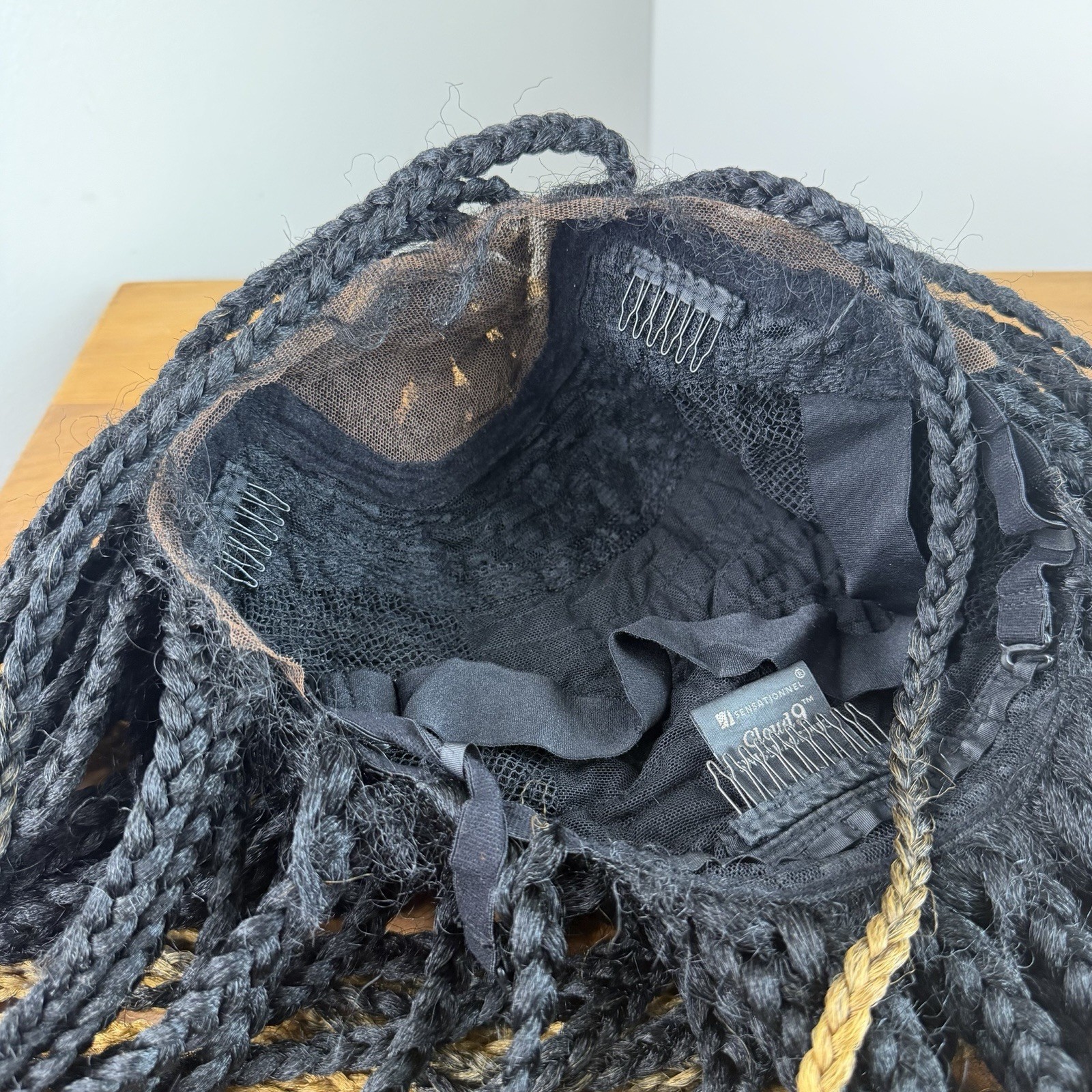 SENSATIONNEL CLOUD 9 4X4 SWISS LACE PARTING WIG – BOX BRAID 30” (READ)