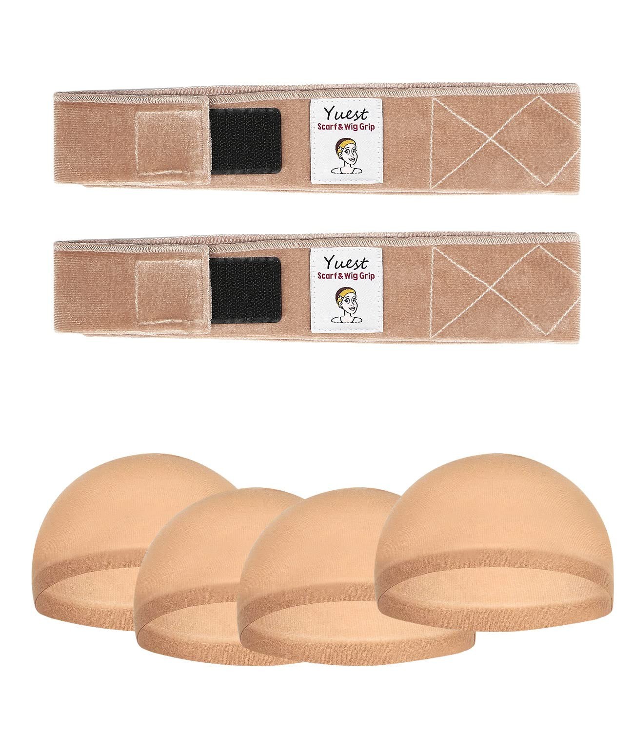 2 Pack Velvet Wig Grip Bands – Adjustable, No Slip Safety & Comfort Guaranteed