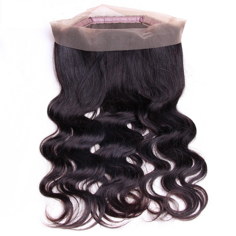 360 Body Wave Natural Color Closure 100% Human Remy Hair 22″x4″x”2″ (10″-20″)
