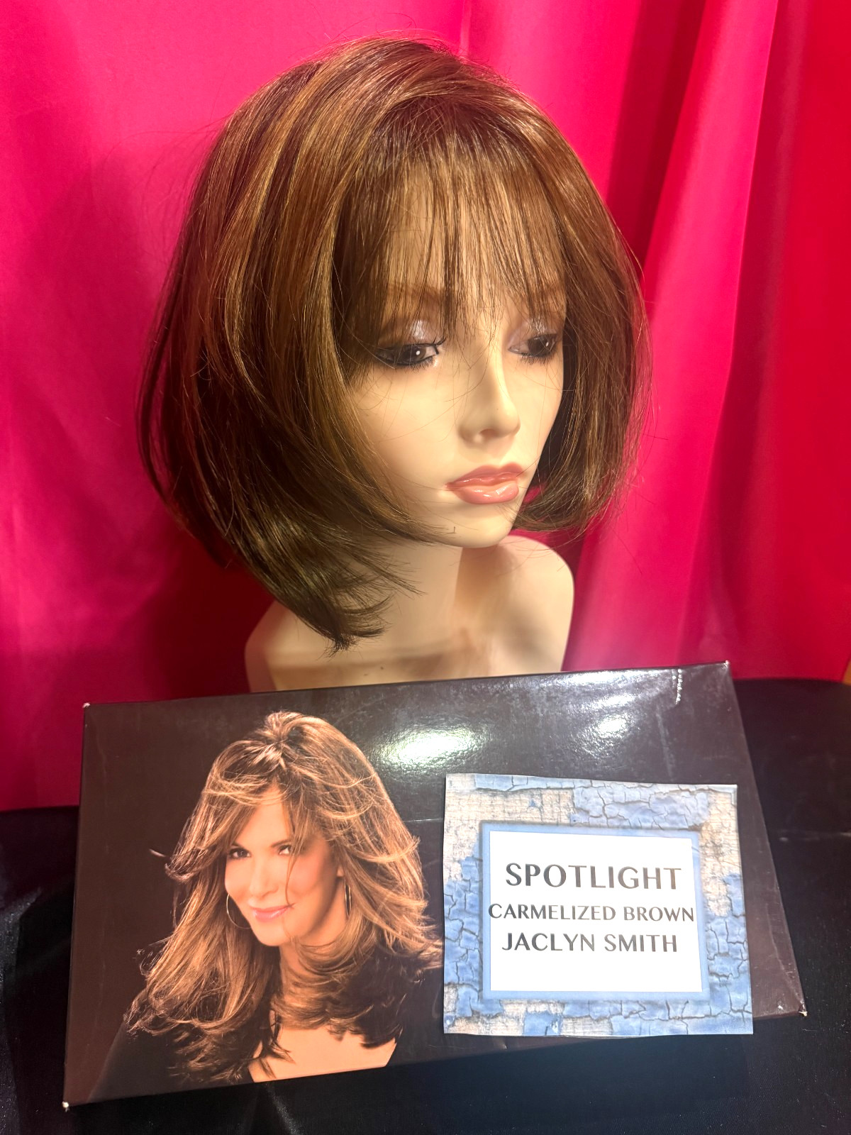 Jaclyn Smith Wig “Spotlight” Caremlized Brown NEW WITHOUT TAGS