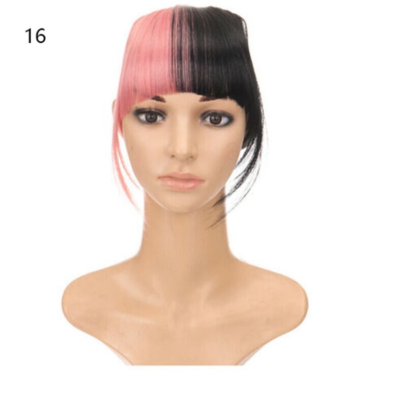 Natural Hair Extension One One Piece Real Thick Clip In Fringe Bangs As Human