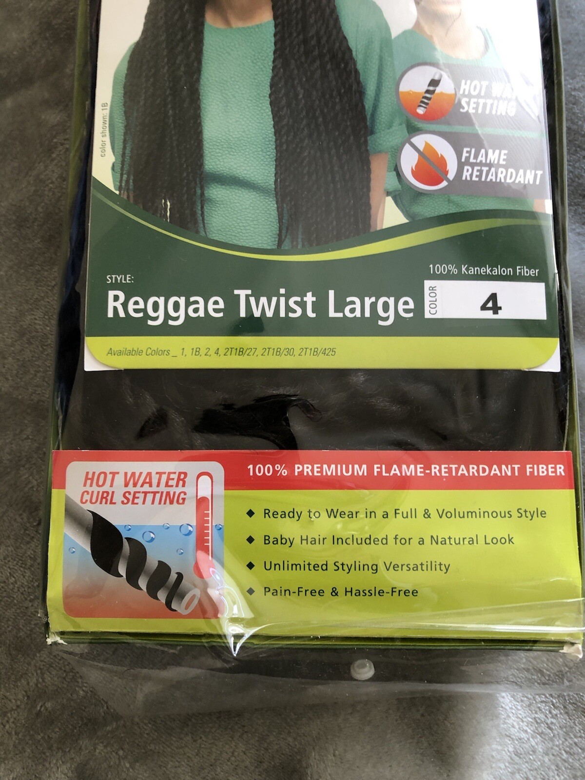 X-pression Lace Front Long Reggae large Twist Wig