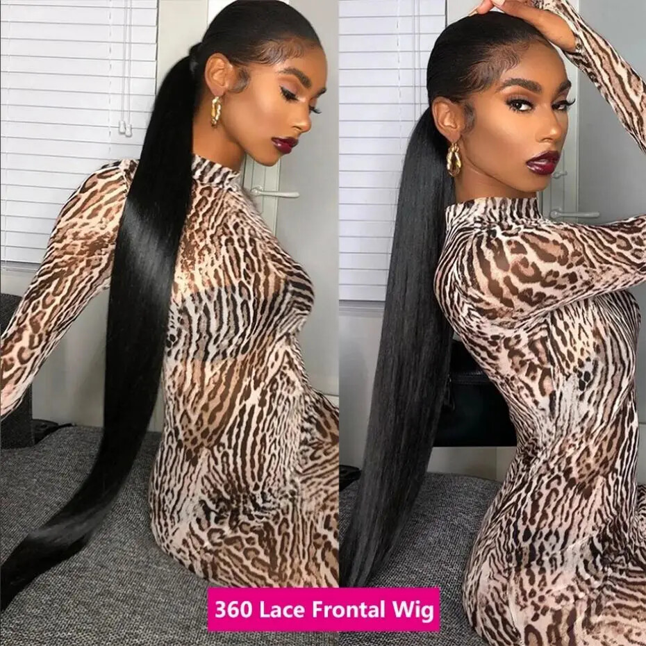 360 Full Transparent HD Lace Wig Straight 13×4 13×6 Lace Front Wigs Lace Wigs