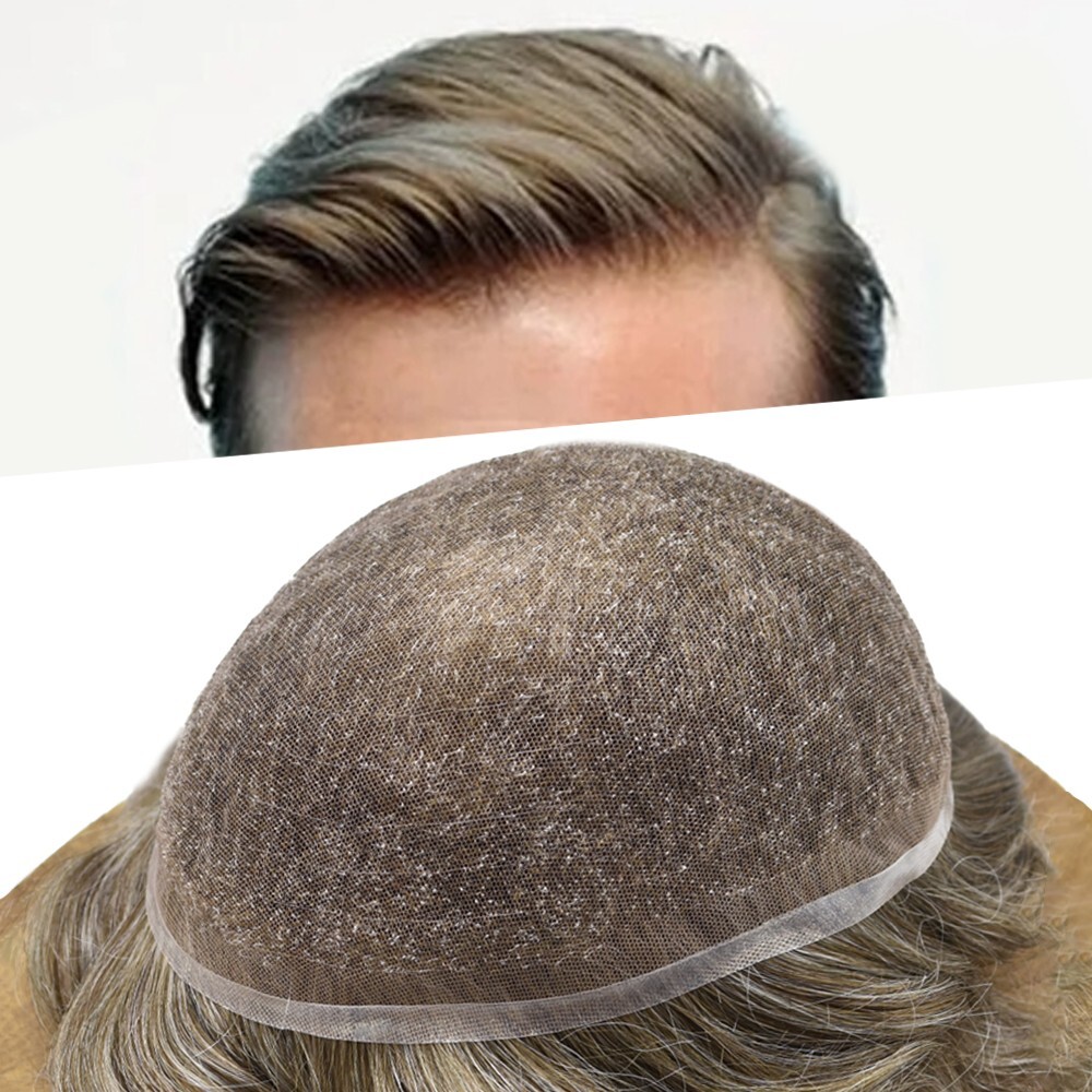 Toupee Hair For Men Full French Lace Hair Piece All Lace Men Replacement Systems