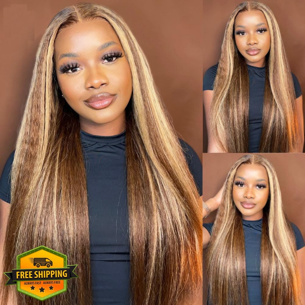CrmBmod 26 Inch P4/613 Highlight Blonde Straight Hair