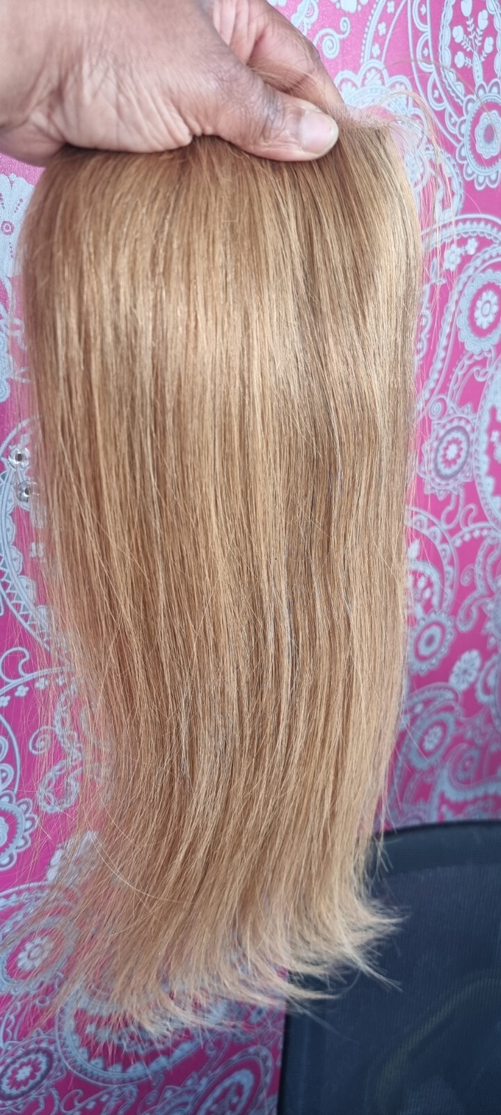 18″BRAZILIAN VIRGIN HAIR STRAIGHT 5X5 WIDER SILK BASE CLOSURE CHESTNUT BROWN 6##