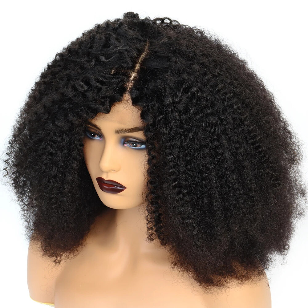 New Lace Closure Human Hair Wigs Kinky Curly Wig 4×4 Closure Wig Curly Wig Women
