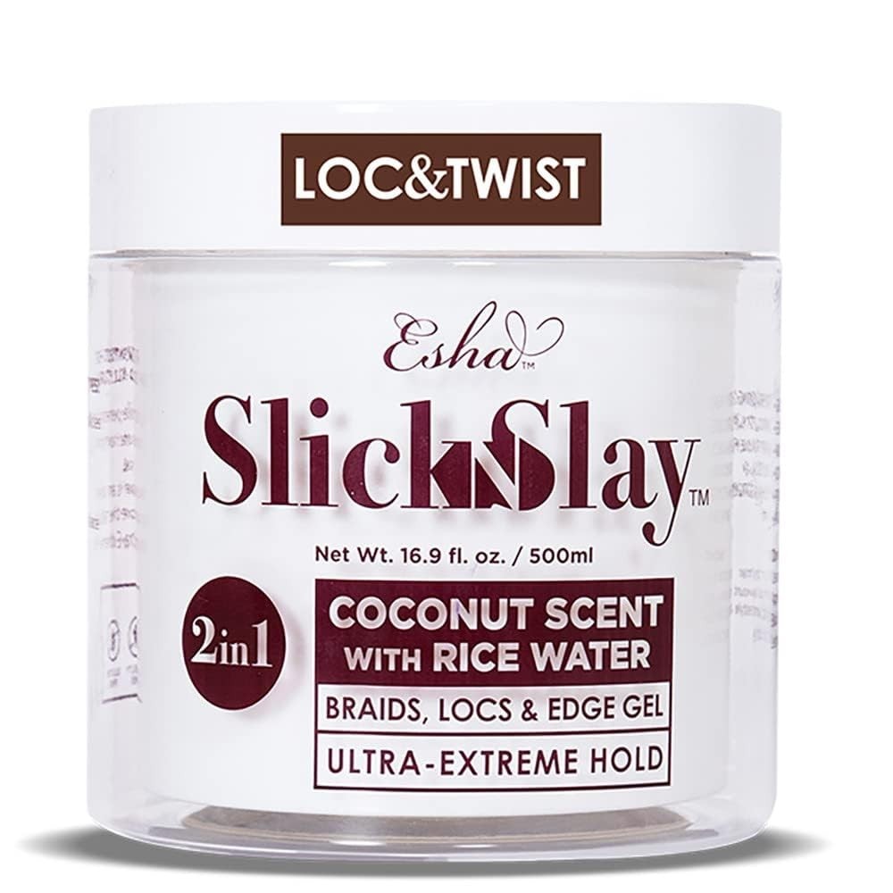3-in-1 Ultra Hold Braiding Gel for Locs, Twists, & Edges – Hydrating Coconut 17