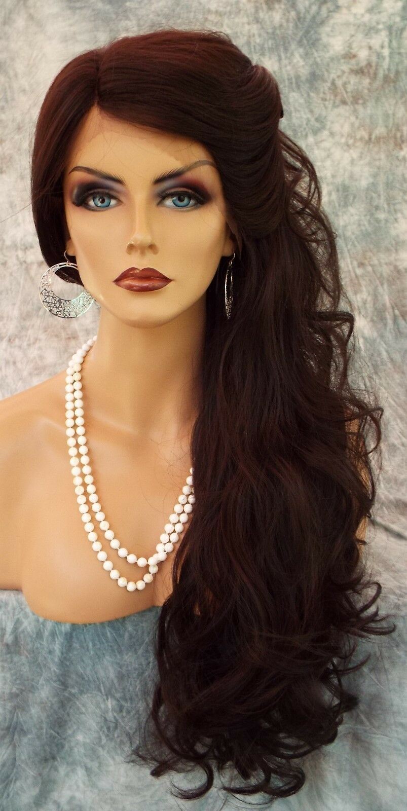 LACE FRONT LACE PIN W/PART CURLY LAYERED #4 GORGEOUS SEXY NEW US SELLER 1003