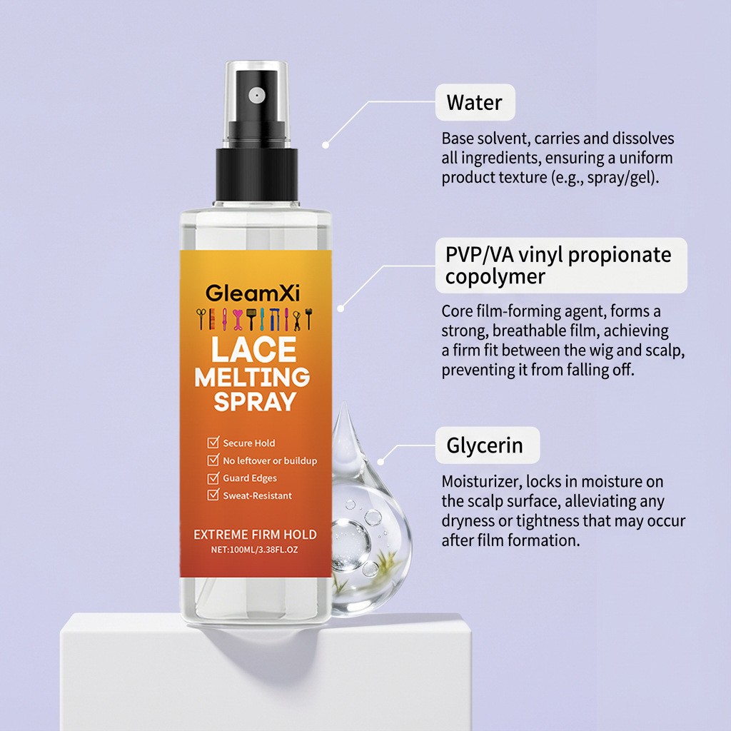 Lace Melting Spray, Extra Hold Melting Spray For Lace Wigs, Lace Bond Adhesive S