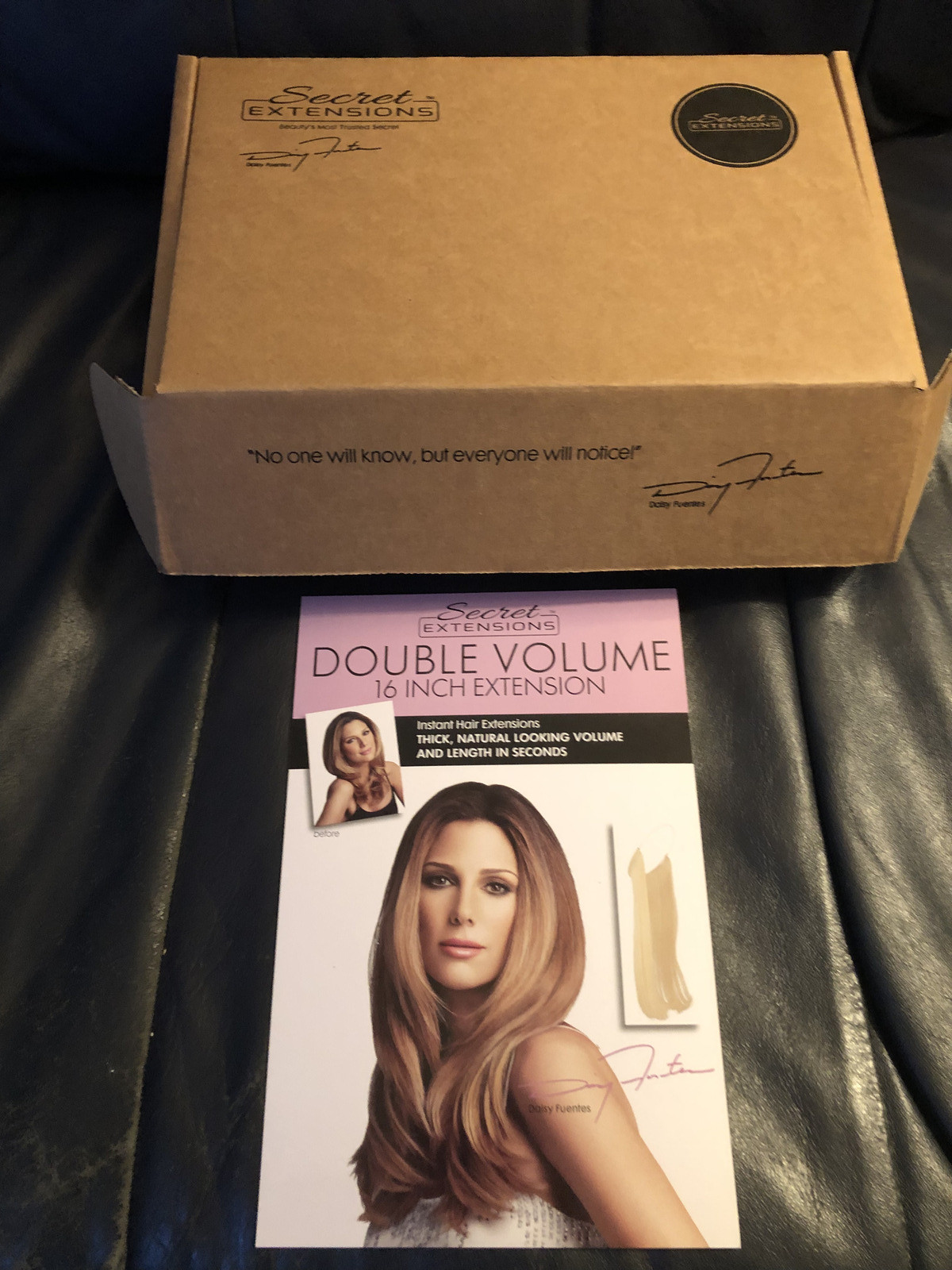 Secret Extensions 16″ Hair Extensions by Daisy Fuentes 6101500 MEDIUM Red Brown