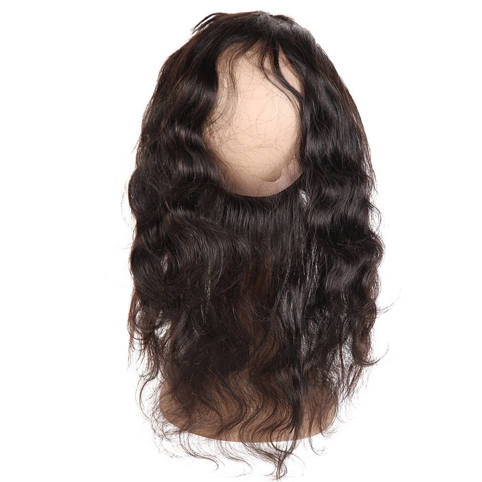 360 Body Wave Natural Color Closure 100% Human Remy Hair 22″x4″x”2″ (10″-20″)