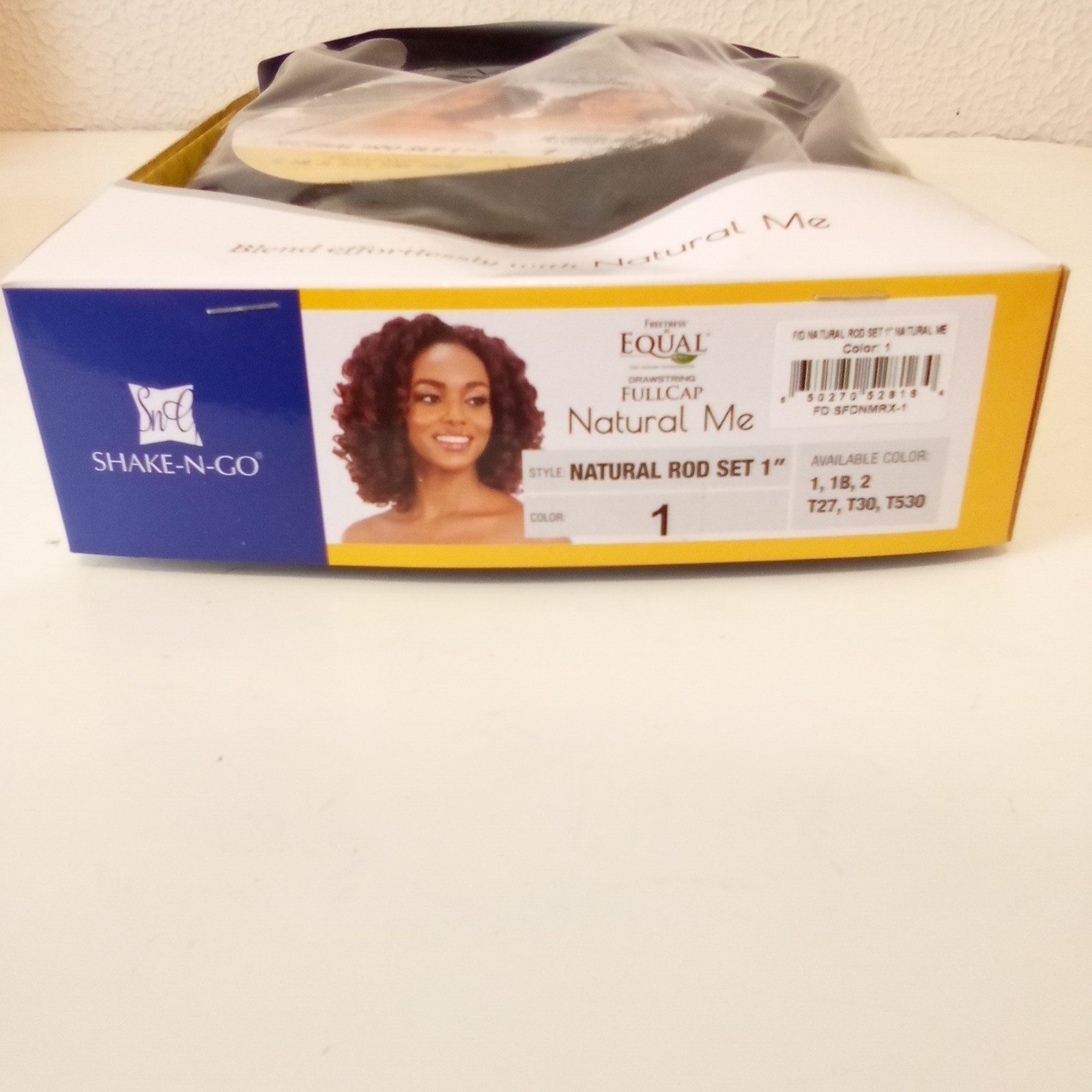 Free Tress Equal Drawstring Full Cap Natural Me Celtic Girl Color 1 Wig NWT