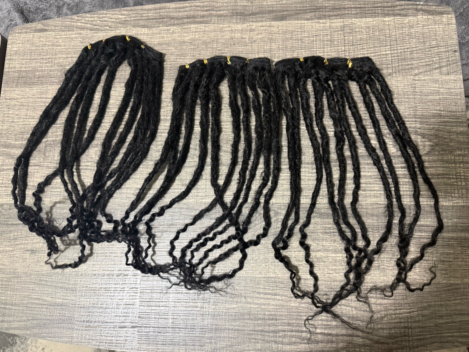 Human Hair Dreadlock Extensions 12 inch 60 Strands.