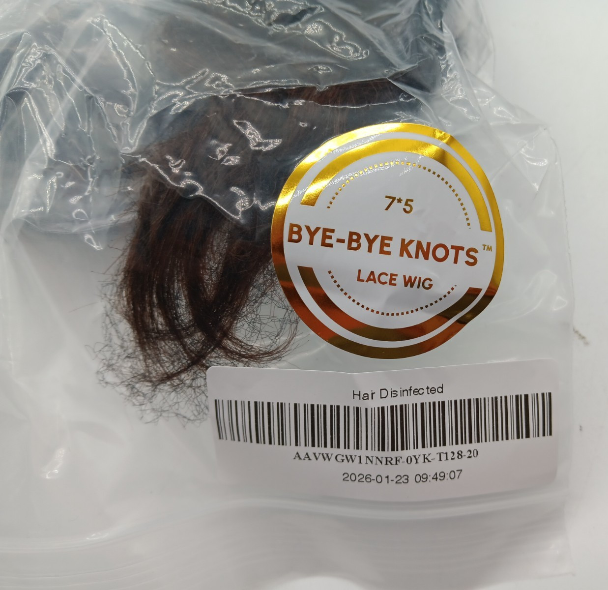 UNICE 7×5 Bye Bye Knots Glueless Lace Wig Human Hair 20” T128 PrePlucked Wear Go