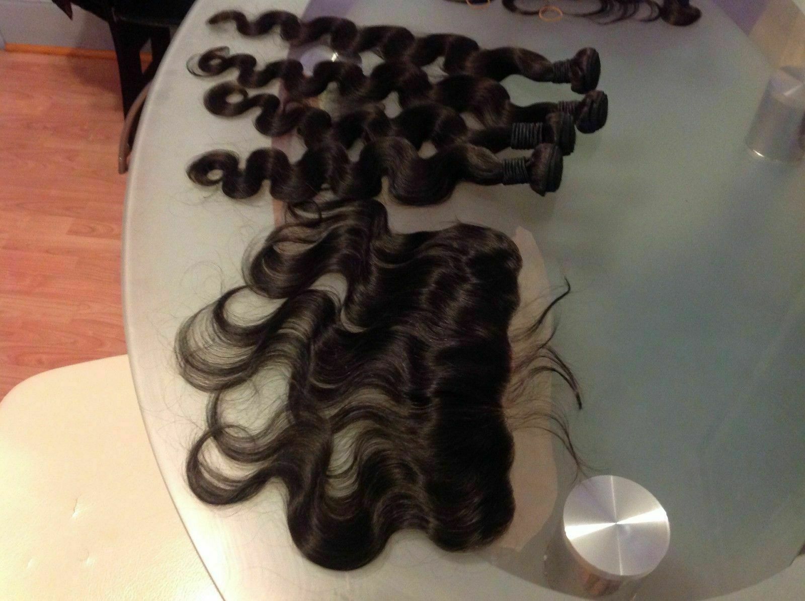 12A BRAZILIAN VIRGIN HUMAN HAIR 5BUNDLES BODY WAVES 24+26+28+30&18 FRONTAL 13X4