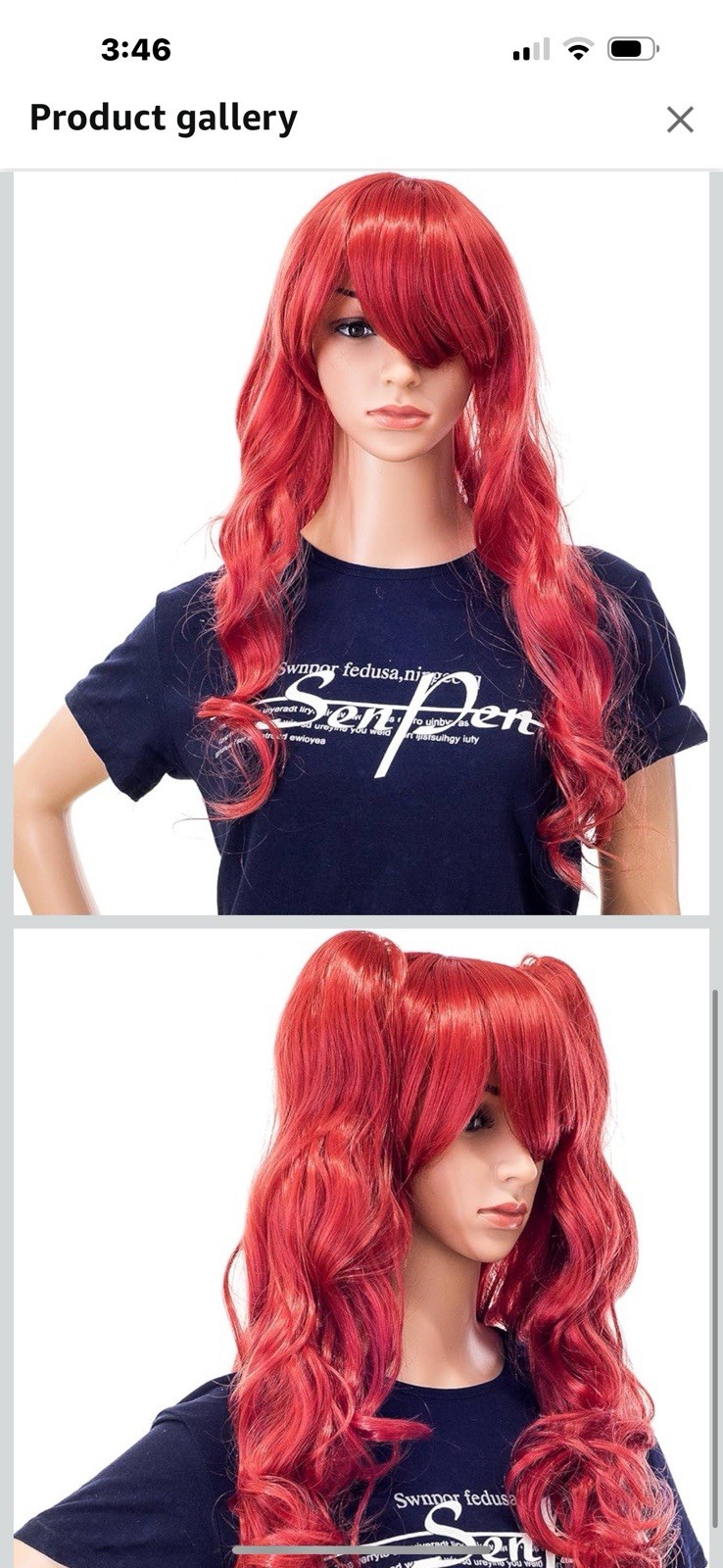 Long Red Wig 8043 Cosplay See Photos