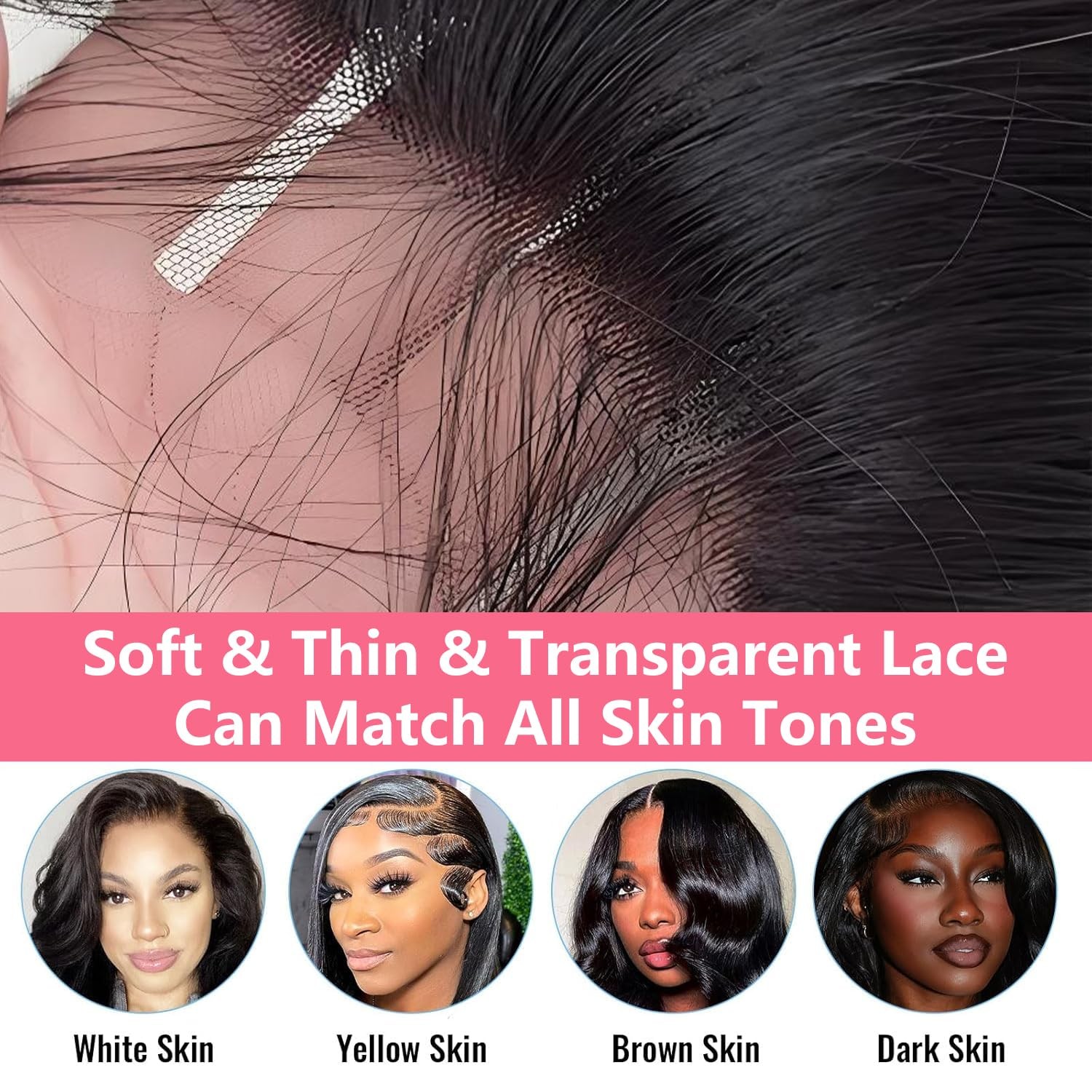 4×4 Lace Closure Human Hair Body Wave HD Lace Closure 20 Inch Free Part 100% Unp