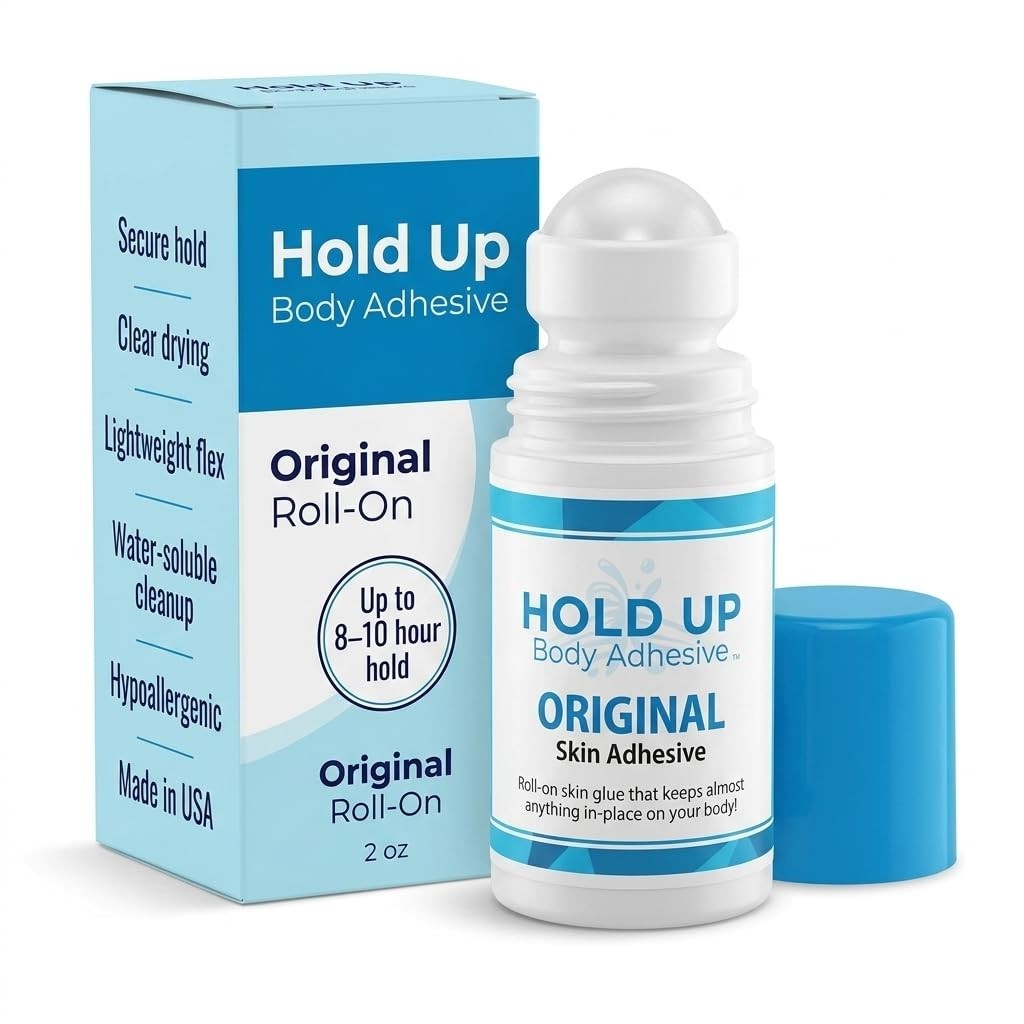Roll-On – Body Glue for Dancers, Skin for Compression Stockings, Sock Glue fo…