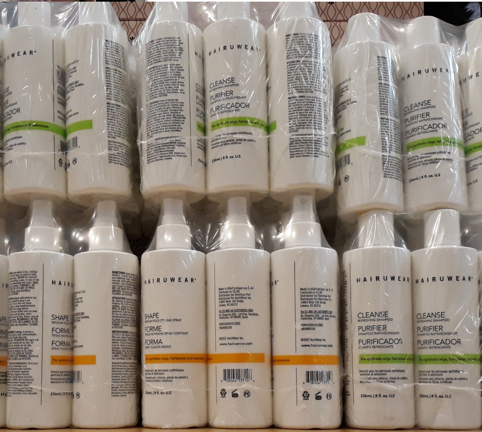 HairUwear For all types of Wig, Hairpiece Shampoo/ Restore/ Shape/ Curl-YOU PICK