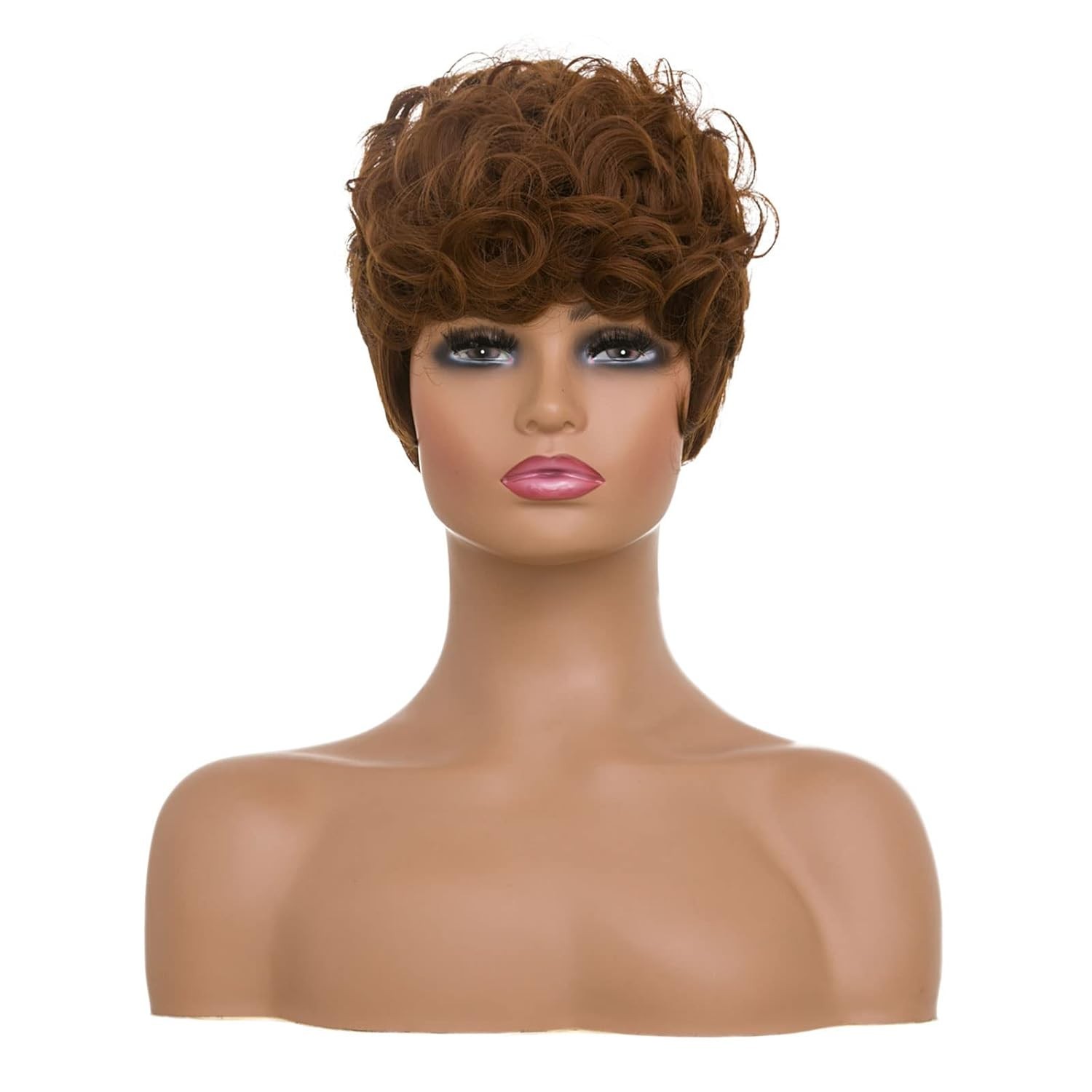 Stylish Short Curly Pixie Wig for Black Women – Includes Free Accessories