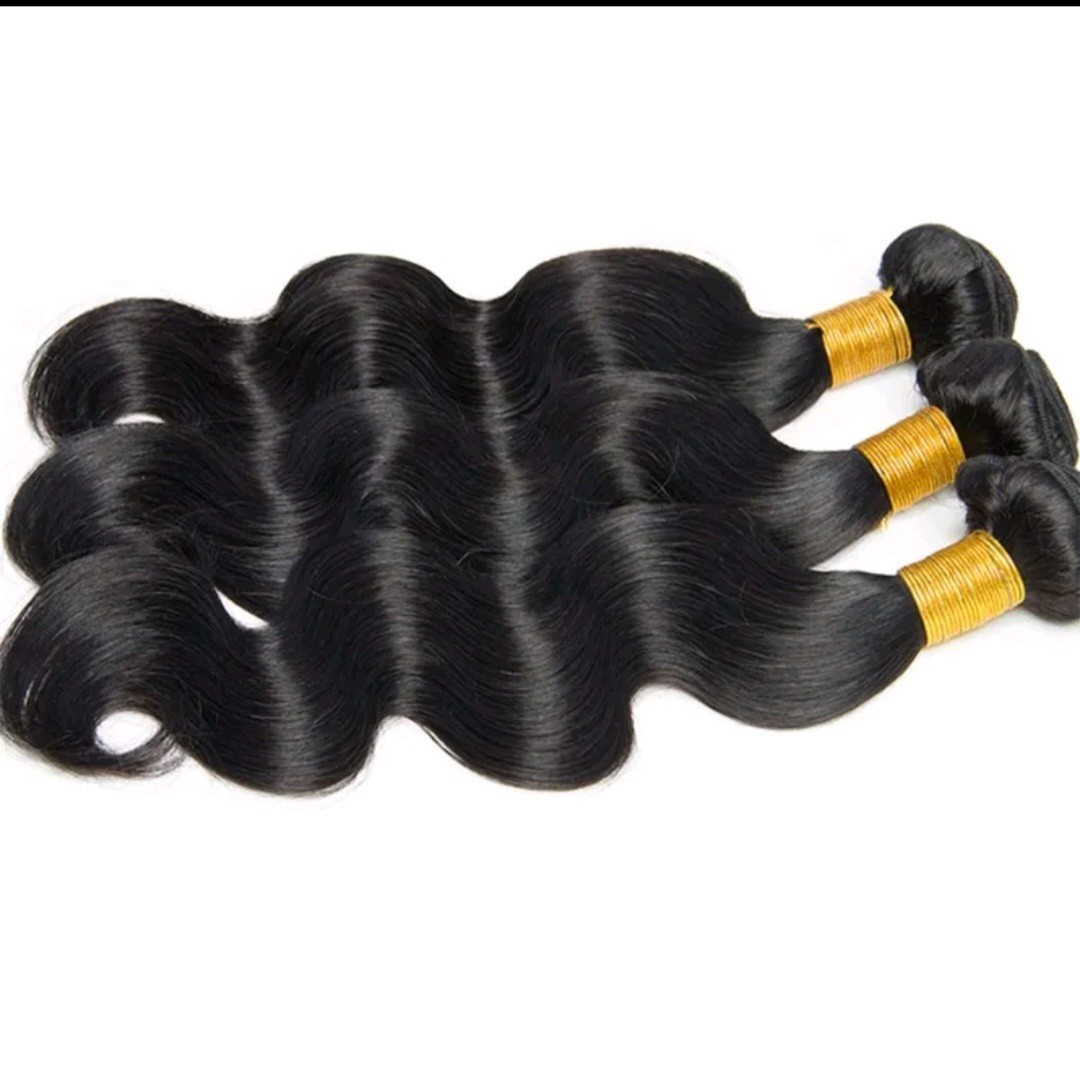 12A PERUVIAN VIRGIN HUMAN HAIR BODY WAVES 20+20+20&20INCHE 4X4 CLOSURE 350g 1B#