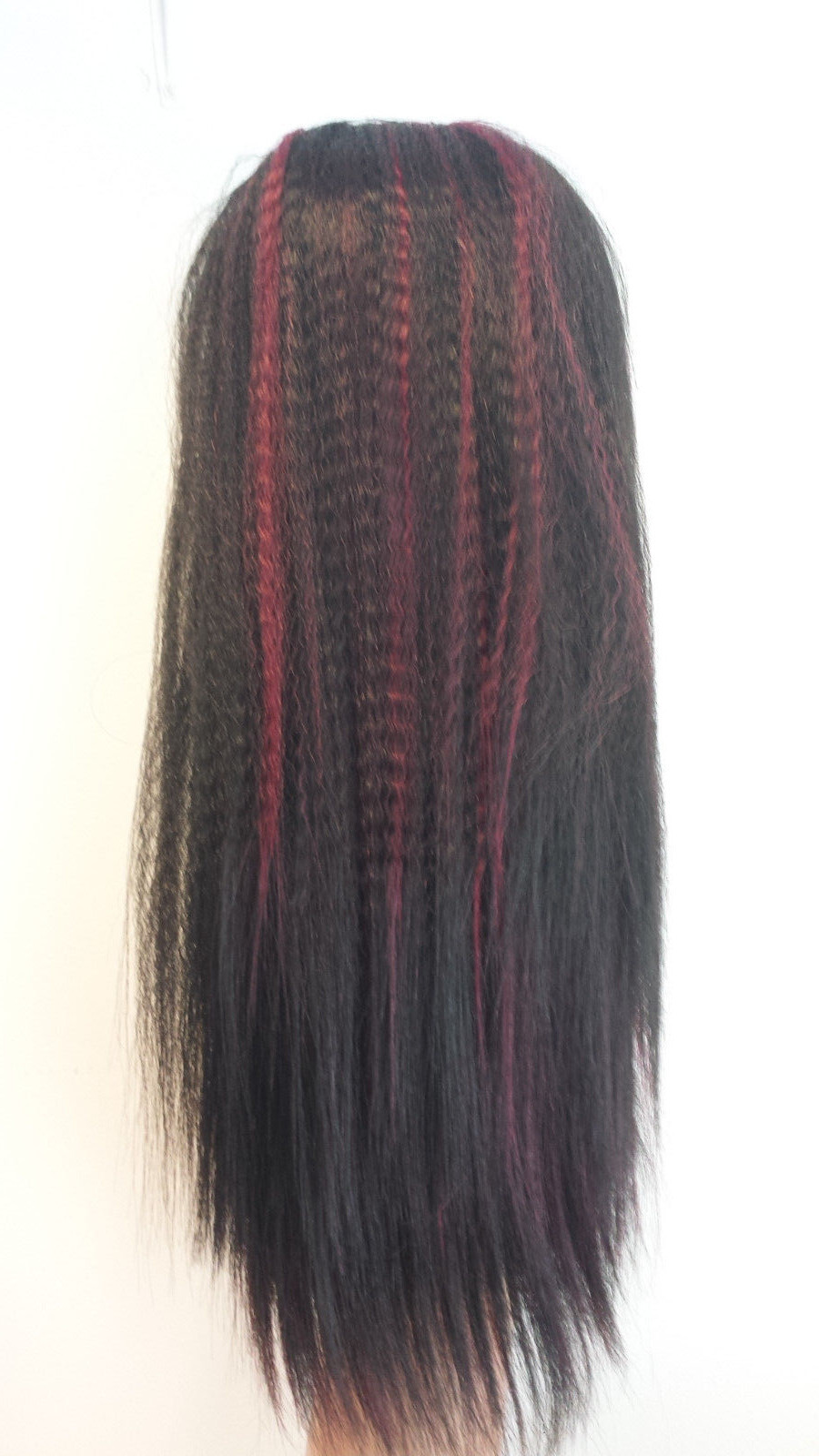 Reversible Drawstring ponytail DSP-253 color: FS1B/Burgundy