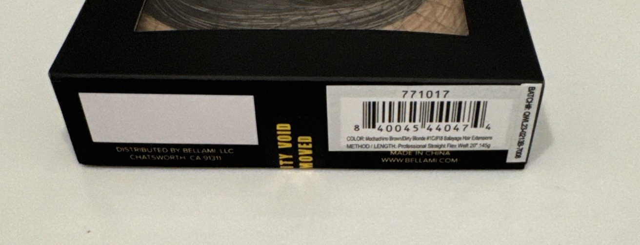 BELLAMI Pro. FLEX WEFT MOCHACHINO Brown/Dirty BLONDE #1C/18 Flex Weft 20” 145g