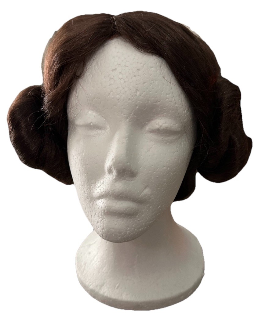 Adult Princess Leia Wig Bun Halloween Costume Cosplay Star Wars