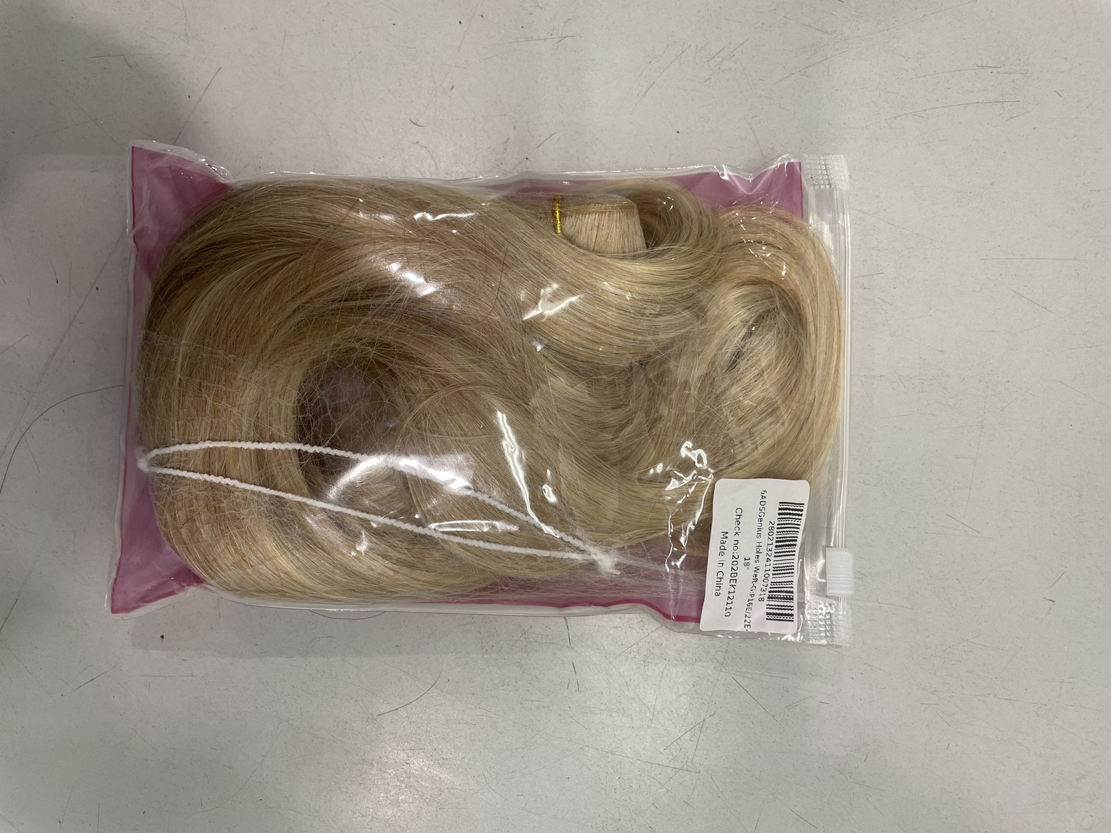 Wennalife Light Blonde Genius Sew In Weft Human Hair Extensions 18″