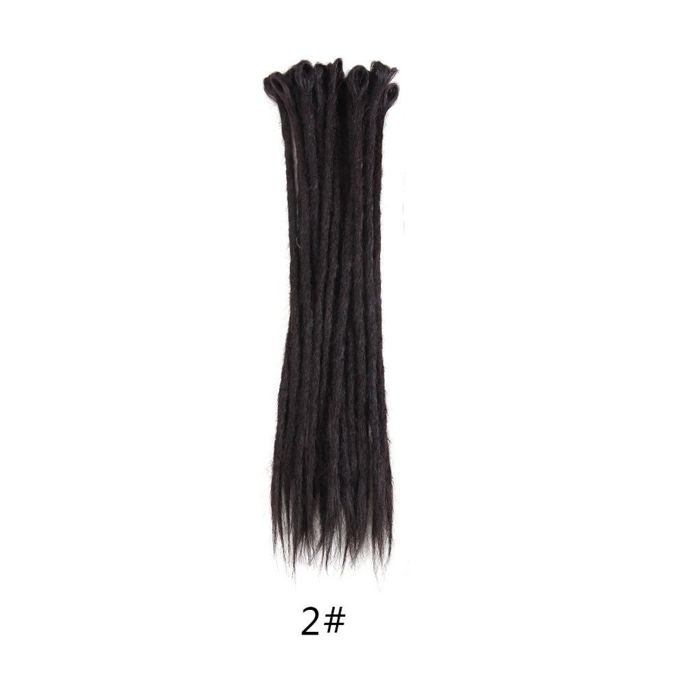 20in Ombre Dreadlocks Extensions Crochet Braiding Hair Dreads Locs Synthetic New