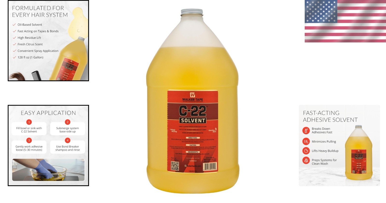 C-22 Solvent Gallon – Fast-Acting Adhesive Remover