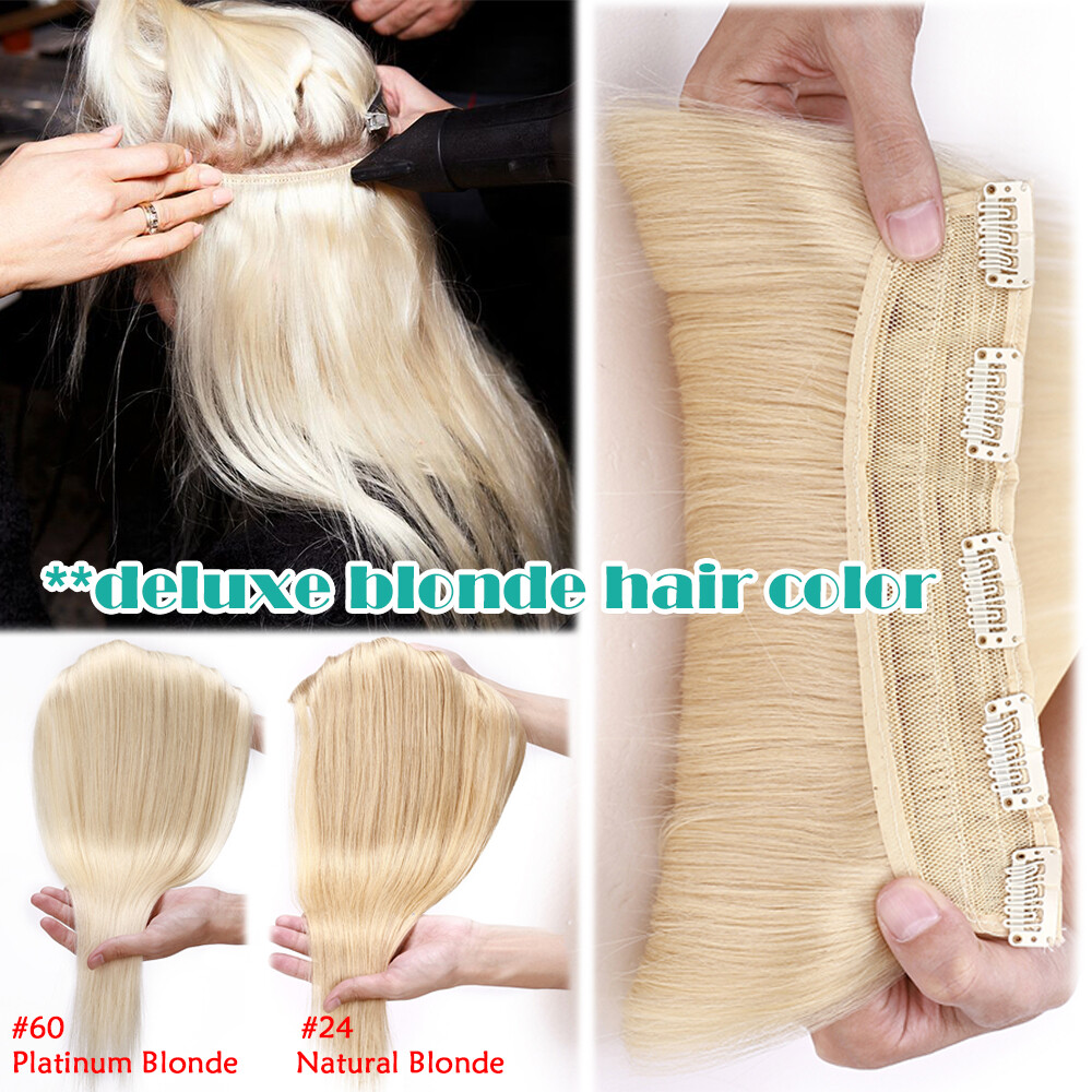 100% Soft 100% Remy One Piece Clip in Real Human Hair Ectensions 3/4 Full Head