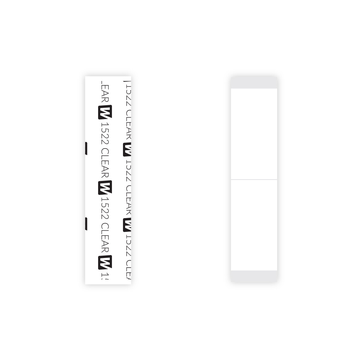 3M Double Sided Clear 1522 Daily Wear 3/4″ X 3″ Straight Tape Wig Toupee 108 PCS