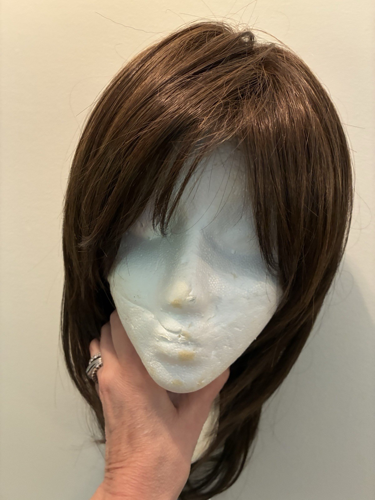 Gabor Essentials Modern Poise Long Shag Synthetic Wig HairUWear Light Brown