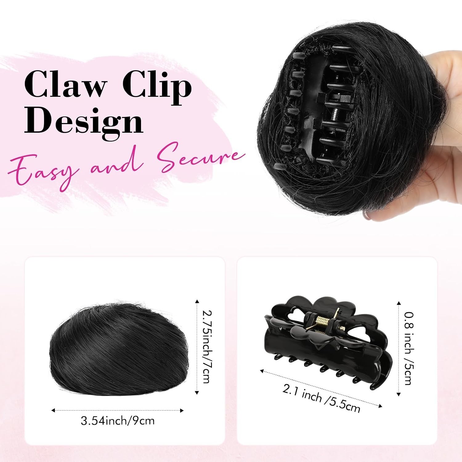 Tight & Comfy Mini Claw Clip Hair Pieces