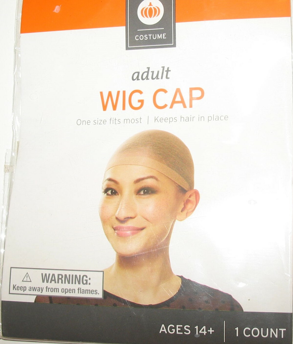 COSTUME – BEIGE – ADULT WIG CAP – ONE SIZE FITS MOST – AGES 14+