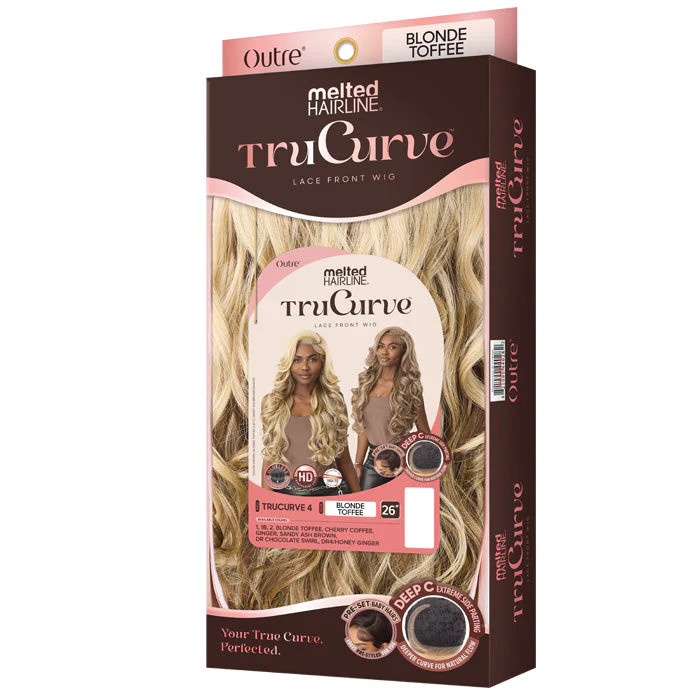 Outre Melted Hairline Trucurve Glueless HD Deep C-Part Lace Wig – TRUCURVE 4